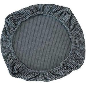 Housses De Chaise &Eacute;lastiques En Spandex - Lavables - Pour Chaises De Bureau,Salle &Agrave; Manger,Bar,D&eacute;coration De F&ecirc;te De Mariage (Gris) - Neuf