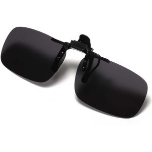 Kathlelxh-Clip Polarisé Un Xe, Uv400 Pour Conduite, Convient À La Plupart Des Lunettes De Vue, Clip Solaire Pour Lunettes De Soleil, Bon Pour Conduite/Pêche[H435] - Neuf