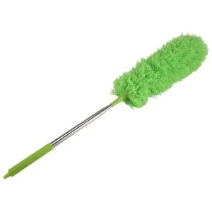 Brosse de nettoyage de gouttière Outil de toiture avec perche télescopique 8.2Ft,vert - Neuf