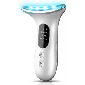 Appareil Anti Rides Visage, 4 En 1 Soin Anti-&Acirc;ge De Peau Appareil, &Eacute;lectrique Appareil De Beaut&eacute;, Ems Appareil Lifting Massage, Tonification Pour Le Visage Raffermissement Levage - Neuf