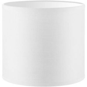 Moderne Abat-Jour Bling|Cylindre |20/20/17cm|Blanc|Abat Jour Tissu|Pour Douille De Lampe E27|Abats-Jour Lampe De Table,Applique - Neuf