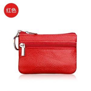 2019 Marque Décontracté Femmes Mode En Cuir Véritable Voiture Porte-Clés Pochette Porte-Monnaie Étui Portefeuille.Red. - Neuf