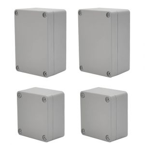4 Pcs Boite D&eacute;rivation &Eacute;tanche IP65 Boite de Derivation Electrique Bo&icirc;te de Jonction PVC Boite de Raccordement &Eacute;lectrique Boitier Jonction Etanche Petite Bo&icirc;te de Jonction pour C&acirc;ble &Eacute;lectrique - Neuf