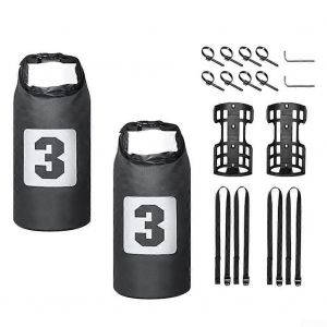 Sac De Rangement Etanche Pour Velo, 5 L, Ideal Pour Vtt Et Velos Electriques, En Nylon (2 X Porte-Bagages, 2 X Sac De 5 L) - Neuf