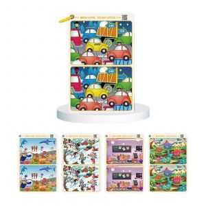 Jeu De 32 Cartes De Développement De L'attention Pour Les Enfants De Plus De 3 Ans. Cartes D'activités De Recherche Des Différences.-Haute Qualité - Neuf