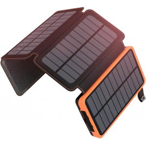 ONGI-Chargeur Solaire 25000Mah-Portable Batterie Externe Avec 4 Panneaux Imperméable Power Bank Avec 3 Usb Outdoor Camping Pour Téléphone Tablettes Orange - Neuf