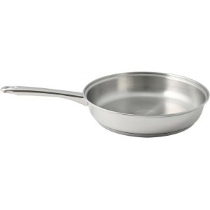 Subzonal-Art90524 Nordico, Po&ecirc;le &Agrave; Frire &Oslash; 24 Cm, Triple Fond, Poign&eacute;e R&eacute;sistante &Agrave; La Chaleur, Fond Lisse, Tous Feux Dont Induction, Tout Inox - Neuf