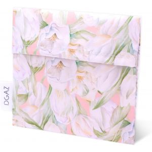 Sac de rangement pour serviettes hygi&iquest;&iquest;niques, sac portable pour serviettes hygi&iquest;&iquest;niques/coupe menstruelle/petits tampons, mini sac de maquillage pour sac &iquest;&iquest; main (French Tulips) - Neuf