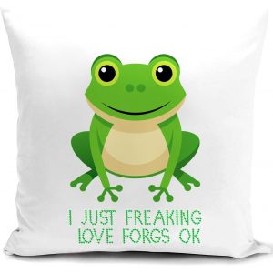 Slep-Grenouille Housse De Coussin 40x40 Cm Femme Cadeau Grenouille Accessoires Canape Coussin Decoratif Salon Scandinave Housse Coussin Pour Canapé Chambre - Neuf