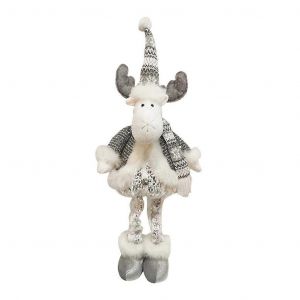Poupée rétractable de Noël, bonhomme de neige, élan, jouets, figurines de Noël, cadeau pour enfants, décoration de Noël, festival, vacances-Style 8 - Neuf