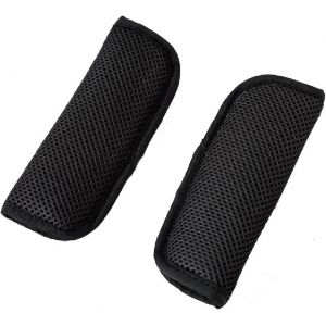 Pack De 2 Siège Auto Universel Plaquettes De Ceinture Pour Poussette Bébé Noir - Neuf