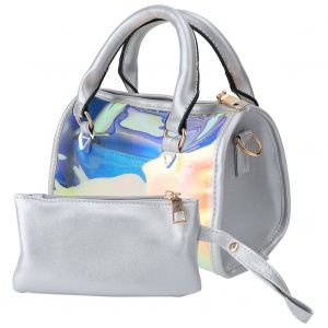 HJLIAN Sac a bandouliere simple tendance pour femme, sac a main decontracte (argent) - Neuf