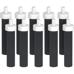 Lot De 10 Filtres &Agrave; Eau De Rechange Pour Filtre &Agrave; Eau Brita - Compatible Avec Les Filtres Brita Bb06 Hard Sided, En Acier Inoxydable Et Sport - Neuf