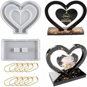 Silicone Moulds, Epoxy Resin Molds With Chain For Epoxy Resin Photo Frames, Creative Epoxy Resin Molds For Diy, Epoxy Resin Molds - Neuf