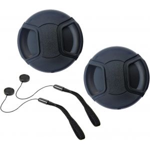 Lot de 2 bouchons d'objectif pour appareil photo numérique Nikon CoolPix P900 P950 (pour accessoires) 67 mm - Neuf