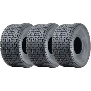22x11.00-8 Lawnmower Grass Tyres 4-ply Tubeless P512 Off Road 670kgs (Set of 3) - Neuf