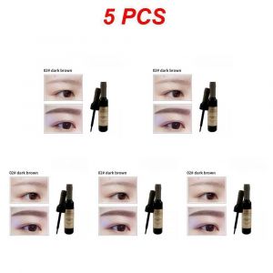 Couleur Henn&eacute; Sourcil Gel Cr&egrave;me Femmes Maquillage Sourcils Teinte Sourcils Imperm&eacute;able Tatouage Stylo Brosse Kit Colorant Cosm&eacute;tiques.Style B 5Pcs - Neuf