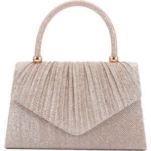 SJZG-Pochette De Soir&eacute;e &Agrave; Paillettes Pour Femme Avec Poign&eacute;e Sur Le Dessus, Sac &Agrave; Main &Eacute;l&eacute;gant Pour F&ecirc;te, Mariage, Bal De Fin D'Ann&eacute;e - Neuf
