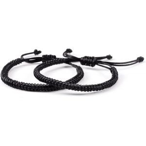 Kal-Bracelet Tibetain Femme Homme, Taille Ajustable Bracelet Bouddhiste, Handmade: Bracelets Fil Rouge, Bracelet Rouge Porte Bonheur Unisexe Famille Couple Enfants - Neuf