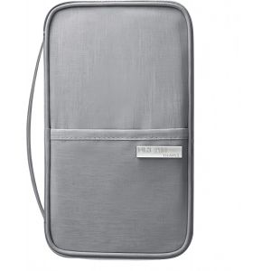 TRAHOO-Portefeuille de voyage pour passeport, blocage RFID, organiseur de documents de voyage &eacute;tanche pour homme et femme pour carte d'identit&eacute;, cartes de cr&eacute;dit, billets d'avion, argent, pi&egrave;ces de - Neuf
