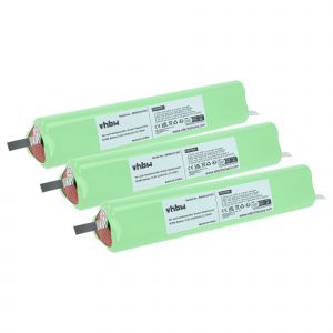 vhbw 3x Batterie remplacement pour Velux 946933, 946930 pour volet roulant de fenêtre (2200mAh, 10,8V, NiMH) - Neuf