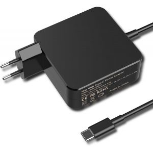 KALANKA-Shefor Chargeur 65W 20V USB C Ordinateur Portable Compatible avec Macbook Pro/Air Huawei Matebook D14 D15 ASUS Zenbook Lenovo Yoga HP Elitebook Acer Chromebook Dell Xiaomi Adaptateur d'alimen - Neuf