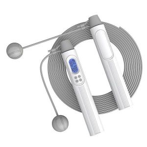 Corde À Sauter Lestée Réglable Sans Fil Avec Compteur ¿ Outil De Fitness Polyvalent Pour Tous Les Âges, Entraînements Intérieurs Et Extérieurs - Neuf