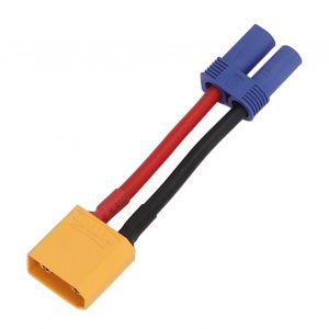Connecteur EC5 pour voiture RC, câble professionnel XT90 mâle vers EC5 femelle pour voitures RC 12AWG - Neuf