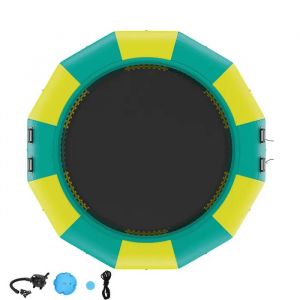 Trampoline Aquatique Gonflable De-Duoku-12 Pieds-Plate-Forme De Natation-Divertissement Flottant En Plein Air-Mat&eacute;riau Pvc Durable - Neuf