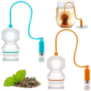 Ensemble De 2 Infuseurs &Agrave; Th&eacute; En Silicone, Innovants, R&eacute;utilisables Et Mignons. - Neuf