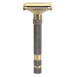 Rasage Poignée Sans Lame,Tondeuse À Barbe Manuelle Poignée Longue Réutilisable Hommes Portable Barbe De Sécurité En Métal C - Neuf