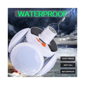 Lanterne De Camping Led Solaire Rechargeable Polyvalente - Éclairage À 360°, Modes Multiples, Chargement Usb Et Solaire, Parfaite Pour Les Aventures En Plein Air ! - Neuf