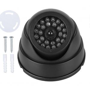 MR-18 Caméra de surveillance CCTV de fausse caméra de dôme factice avec 30pcs LED IR - Neuf