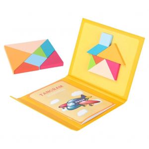 Enfant Magn&eacute;tique G&eacute;om&eacute;trique Tangram Blocs De Construction Puzzle &Eacute;ducation Pr&eacute;coce Jouet - Neuf