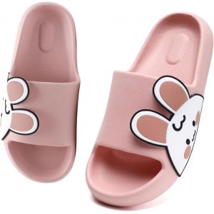 Kalanka-Femmes Hommes Plage Chaussons D'été Sliders Sandales,Chaussons Enfant Souples,Salle De Bains Piscine Douche Anti-Slip Pantoufles Tongs Pour Intérieur Et Extérieur - Neuf