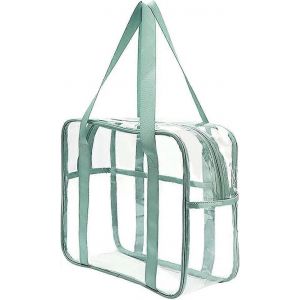 Sac fourre-tout transparent,sac fourre-tout transparent,sac de cosmétiques transparent,sac fourre-tout transparent,sac de maquillage transparent de grande capacité,sac à main organisateur étanche pour - Neuf