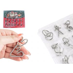 Calendrier de l'Avent de 24 jours avec des casse-t&ecirc;tes pour le compte &agrave; rebours de No&euml;l - Neuf