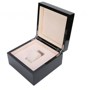Coffret A Montres En Bois Peint Noir Pour Piano, Coffret De Rangement Pour Bijoux, Emballage Cadeau - Neuf