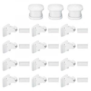 30 Pcs Armoire Magn&eacute;tique Tiroir Armoire Serrure Enfants Kit De S&eacute;curit&eacute; Pour Enfants - Neuf