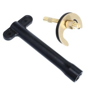 Kit de fixation en forme de fer &agrave; cheval pour robinet d'eau chaude et froide - Neuf