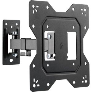 WHIY-Support Tv Mural,Support Universel Inclinable Et Pivotant,Max. Vesa 200X200 Mm,Pour Moniteur Tv Plat Et Incurvé De 23-43 Pouces Jusqu'À 30Kg,Noir - Neuf