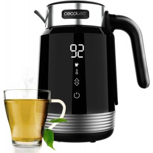 SUBZONAL-Bouilloire &Eacute;lectrique ThermoSense 600 Touch Black de 1,7 L, 2200 W, Sans BPA, Acier Inoxydable et Plastique de Haute Qualit&eacute;, Lumi&egrave;re LED et Indicateur de Fonctionnement, Base &agrave; 360&ordm; - Neuf