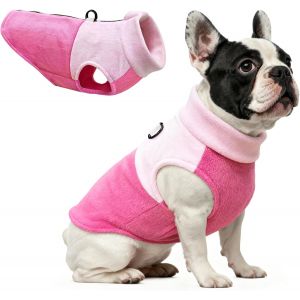 Jgd-Chien Manteaux Chauds Chiens Vestes Hiver Pet Hoodies Sweatshirts Pullover Jumpsuit Chien Tenues De Neige Gilet Pour Petits Chiens Moyens Et Grands (Rose, S) - Neuf