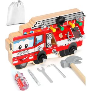 ChenQuanSarl-Montessori 3 4 Ans - Jouet Enfant 3 4 5 6 Ans - Planche Montessori - Jouet En Bois Fille Garcon - Parcours Motricit&eacute; Fine Enfantt - Neuf