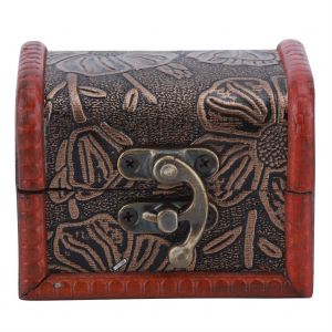 Hjlian Coffre A Bijoux En Bois Vintage, Coffre De Rangement Pour Bijoux, Boite En Bois, Etui Organisateur Pour Collier - Neuf