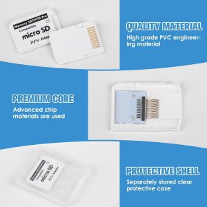 CMJAAGUR-Adaptateur De Carte Mémoire Sd Ps Vita 5.0, Version Ultime Sd2Vita 5.0, Pour Système Ps Vita 1000 2000 Henkaku Enso Firmware 3.60 Ou Supérieur (2)[M1558] - Neuf