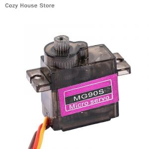 MG90S Metal Gear RC Micro Servo Pour Avion RC Avion &agrave; voilure fixe H&eacute;licopt&egrave;re RC Voiture Bateau Mod&egrave;le Jouet Pi&egrave;ces de contr&ocirc;le - Neuf