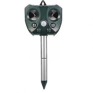 R&eacute;pulsif ultrasonique pour animaux, r&eacute;pulsif solaire &eacute;tanche pour serpents, souris, insectes, oiseaux et chiens - Neuf