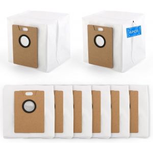 KAL-Pour Tapo Rva202 Sacs À Poussière,6 Sacs À Poussière Compatibles Avec Les Accessoires Du Robot Aspirateur Tapo Rv30 Max Plus/Rv20 Max Plus, 3L Grande Capacité - Neuf