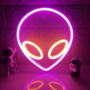 ERYI-Logo De Nuit Forme Étrange Éclairage Spécial Décoration Led Néon Économie D'Énergie Lumineux Halloween Décoration Cadeau À Un Ami Enfants Et Vacances Décoration - Neuf